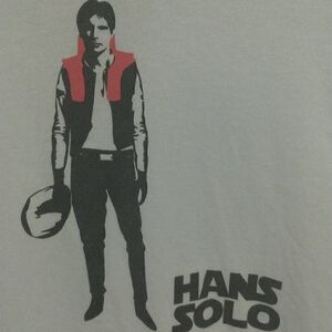 Han Solo Tshirt, XL, Light Grey, Short sleeve, collectable, graphic